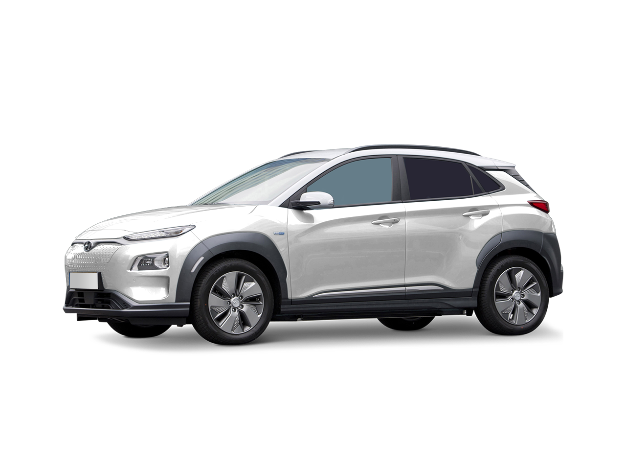 Hyundai KONA Electric in Chalk White metallic