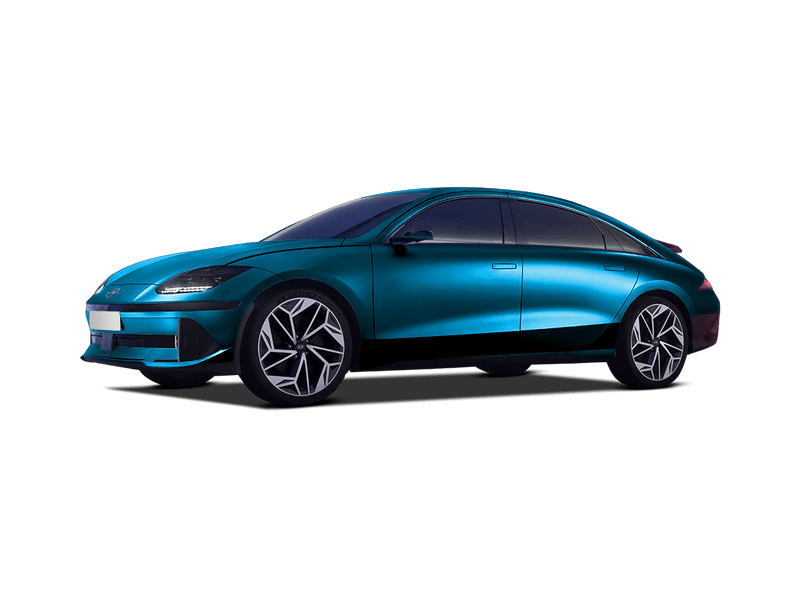 Hyundai IONIQ 6 in Biophilic Blue pareleffect